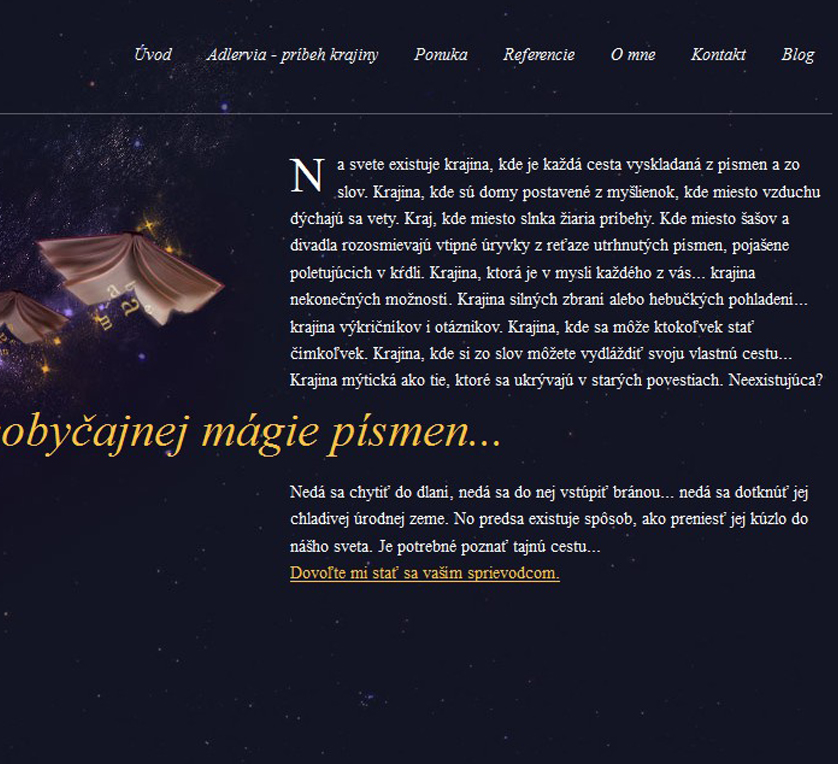 magie pismen网站设计